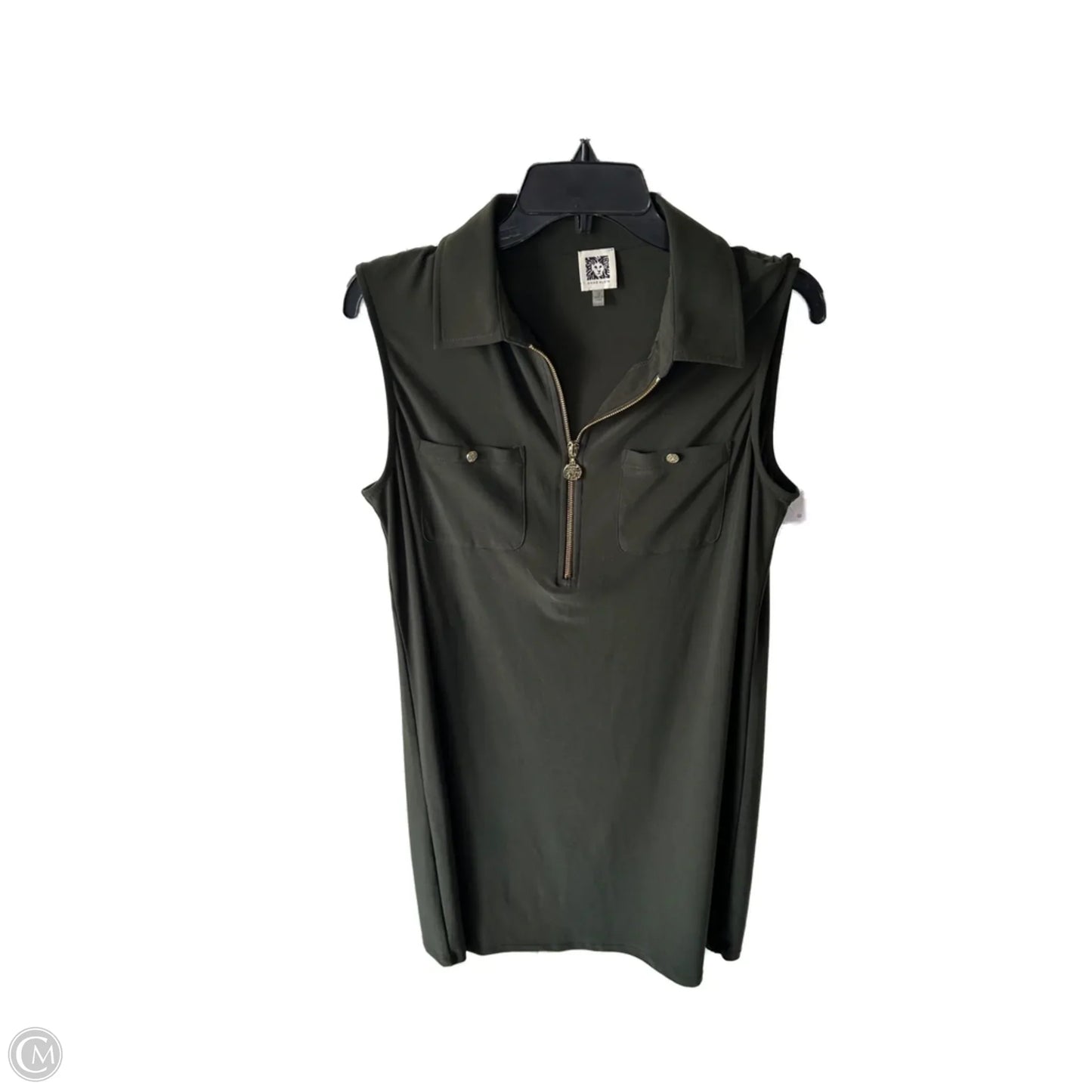 Dress Casual Short By Anne Klein In Green, Size: L