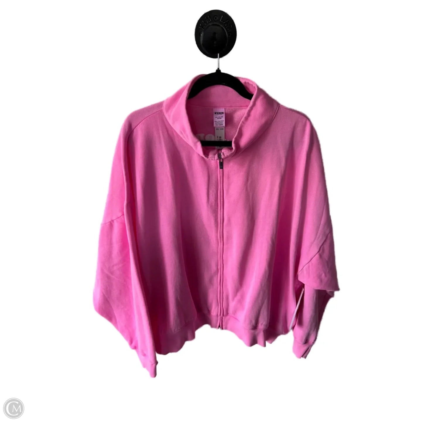 Sweatshirt Collar By Pink In Pink, Size: Xxl