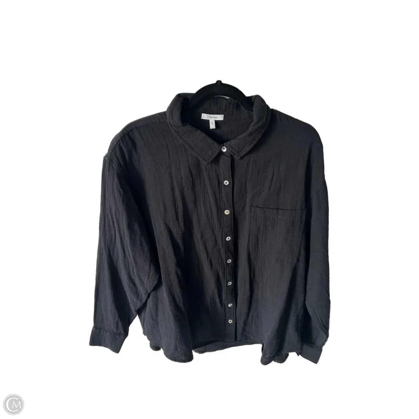 Top Long Sleeve By Maurices In Black, Size: Xl