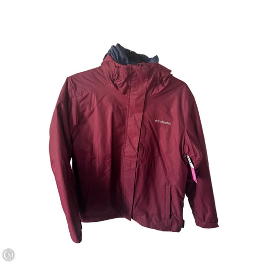 Coat Puffer & Quilted By Columbia In Red, Size: L