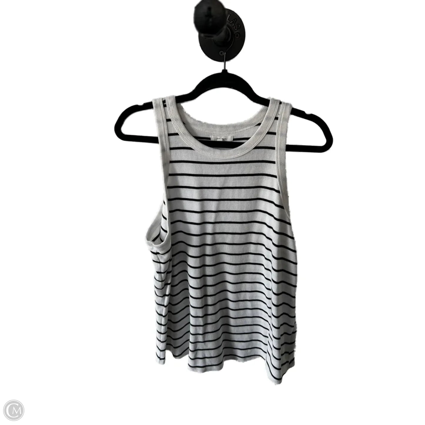 Top Sleeveless Basic By Maurices In Black & White, Size: Xl