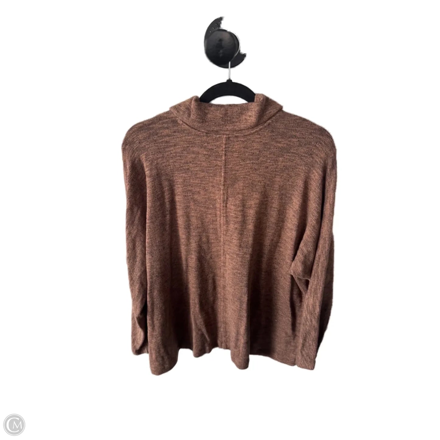 Top Long Sleeve By Pure Jill In Brown, Size: Xl
