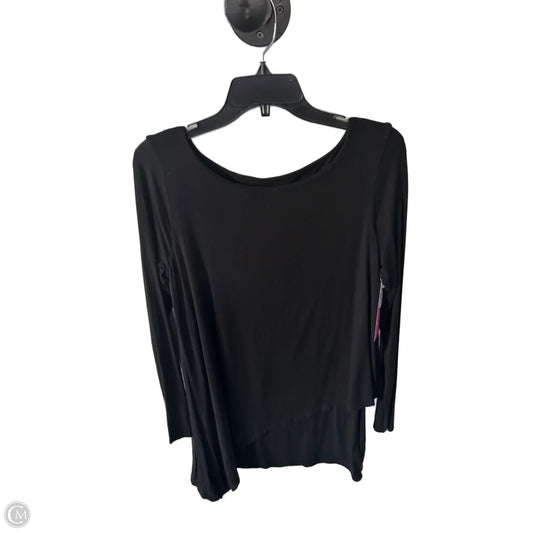 Top Long Sleeve By White House Black Market In Black, Size: M