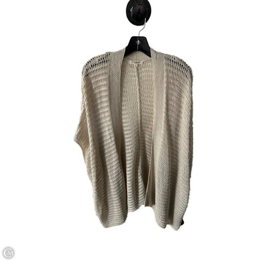 Sweater Cardigan By Max Studio In Tan, Size: M