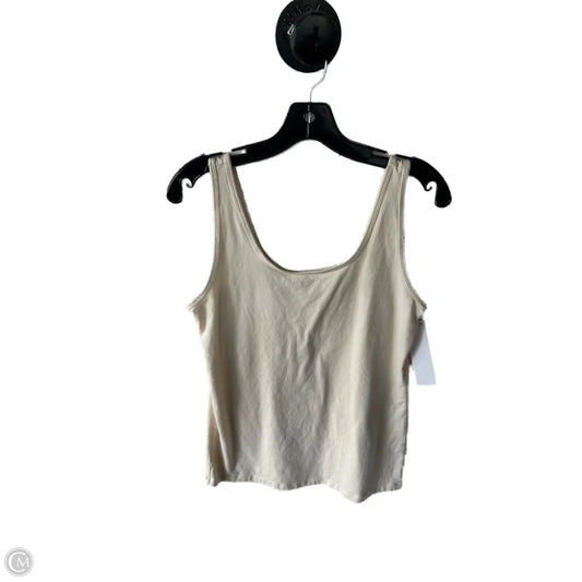 Top Sleeveless Basic By Maurices In Cream, Size: L