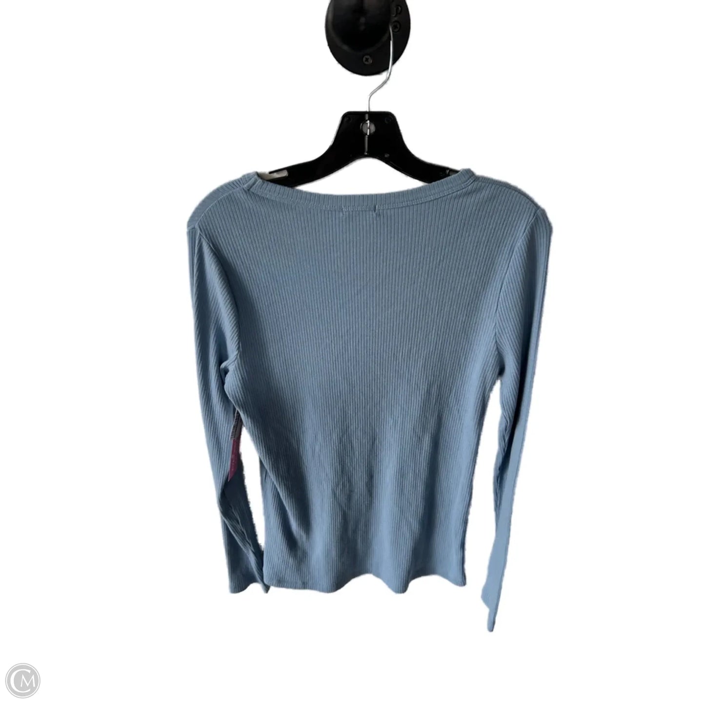 Top Long Sleeve Basic By Dip In Blue, Size: L