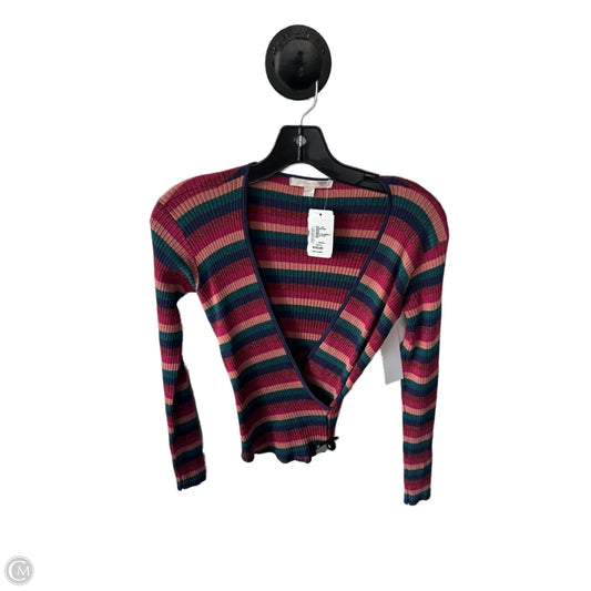 Top Long Sleeve By Cmb In Blue & Pink, Size: M
