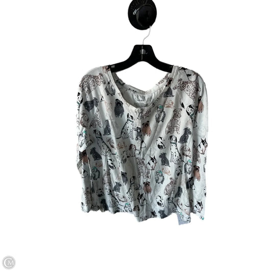 Top Long Sleeve By Cmc In Multi-colored, Size: L