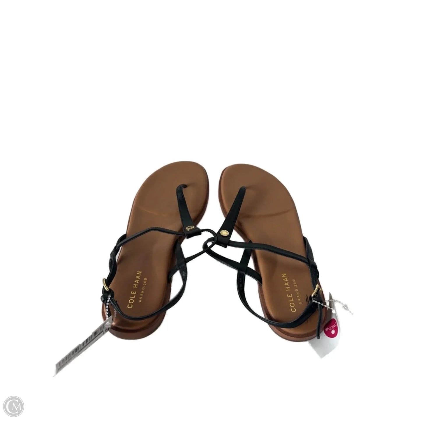 Sandals Flats By Cole-haan In Black & Brown, Size: 6.5