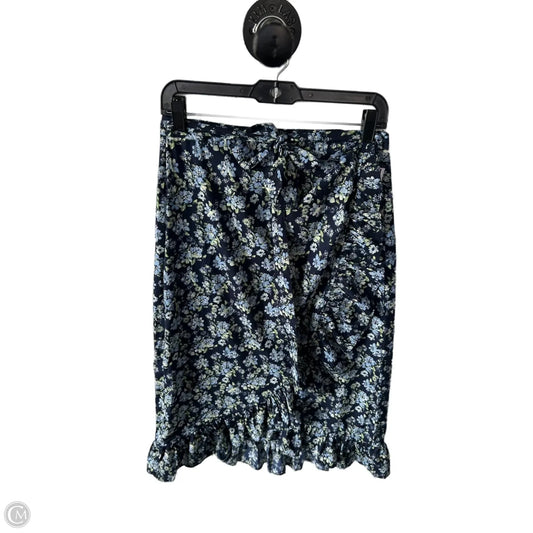 Skirt Midi By Vero Moda In Blue & Green, Size: 12