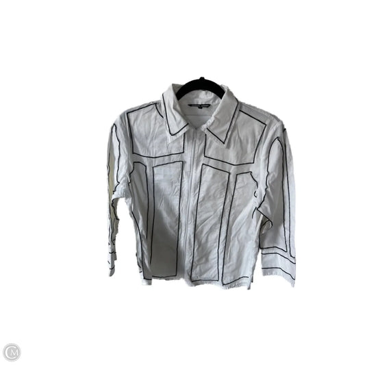 Jacket Other By Samuel Dong In Black & White, Size: M