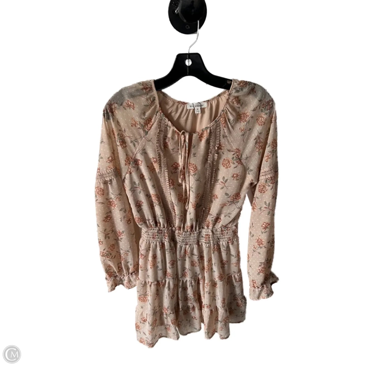 Dress Casual Short By Blu Pepper In Pink, Size: M