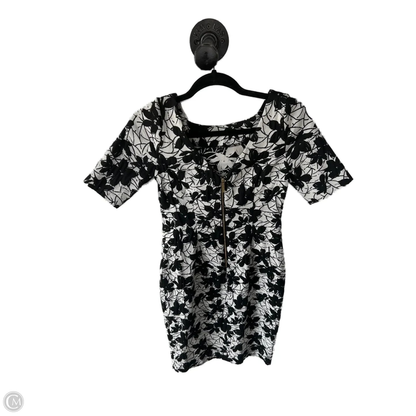 Dress Work By Calvin Klein In Black & White, Size: S