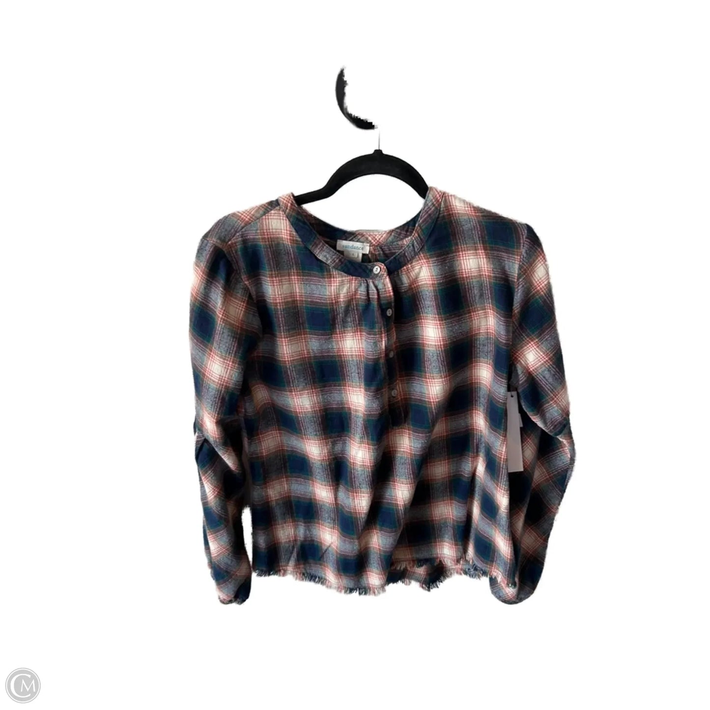 Top Long Sleeve By Sundance In Green & Orange, Size: L