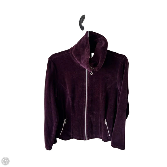 Sweatshirt Collar By Chicos In Purple, Size: M