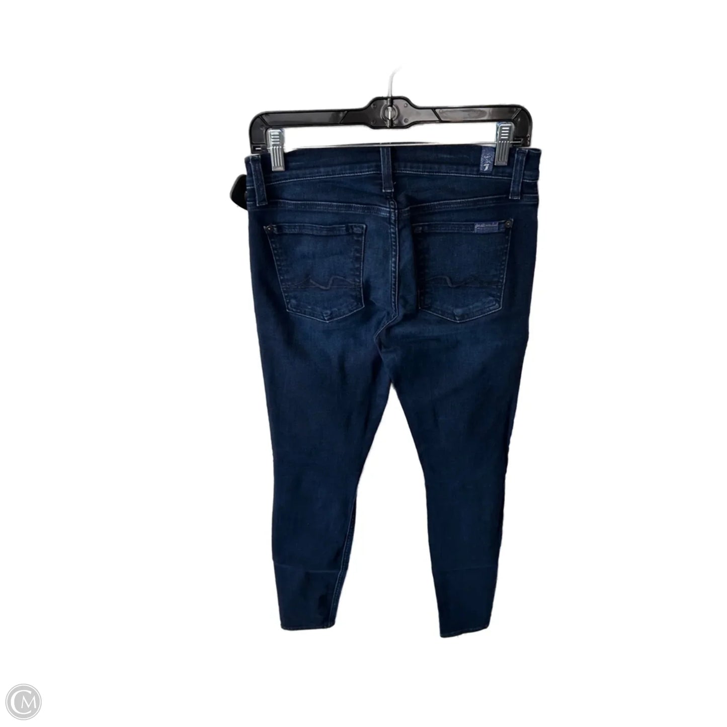 Jeans Skinny By 7 For All Mankind In Blue Denim, Size: 6