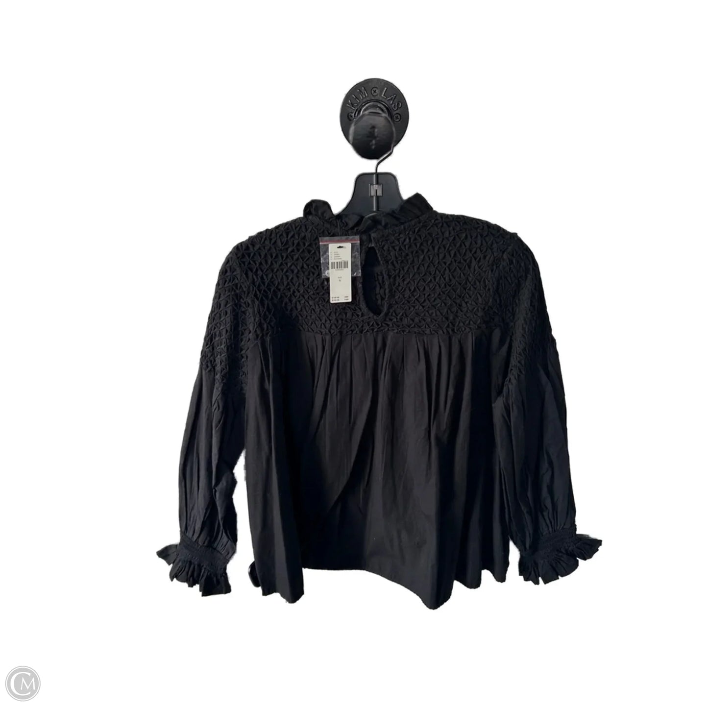 Top Long Sleeve By Maeve In Black, Size: S