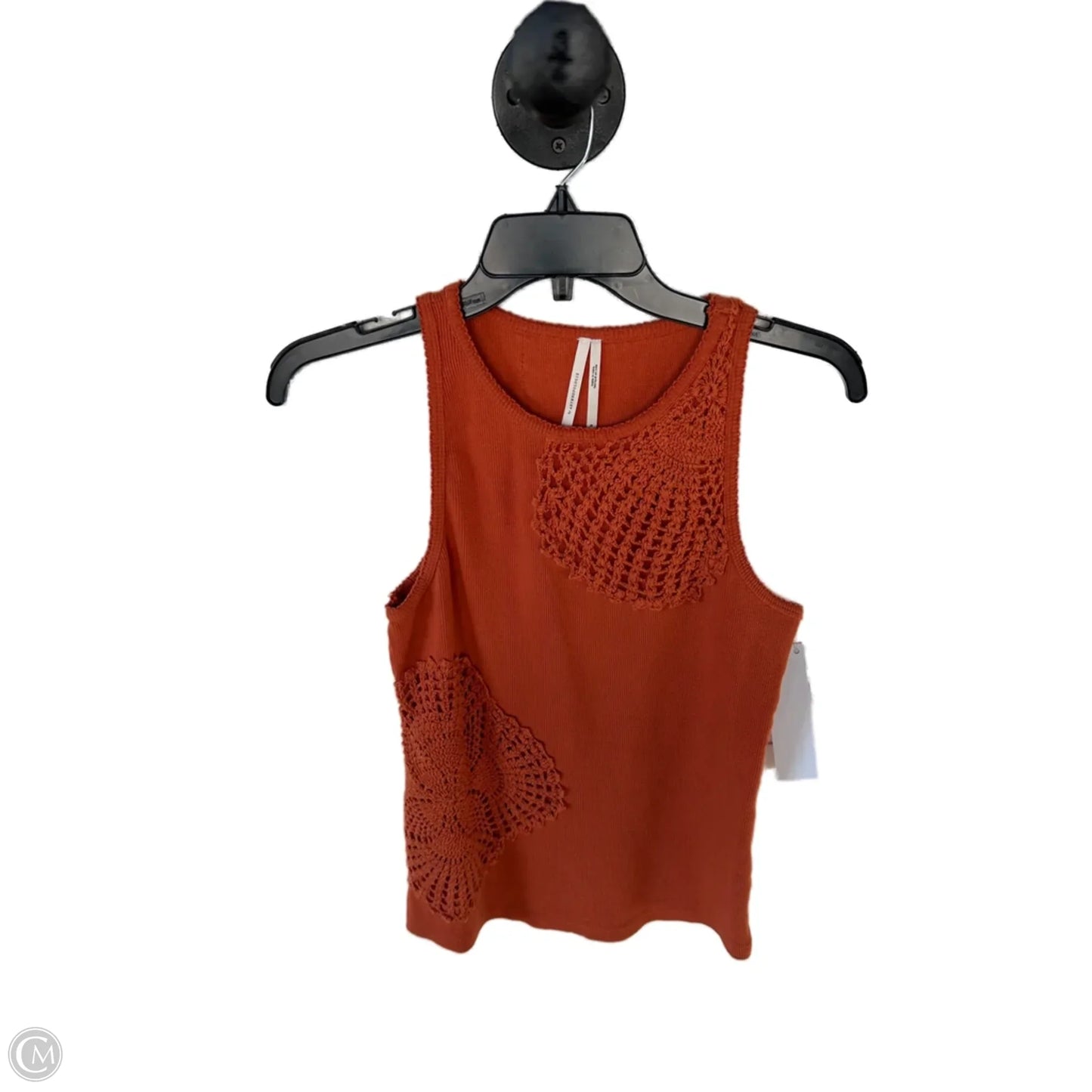 Top Sleeveless By Anthropologie In Orange, Size: S