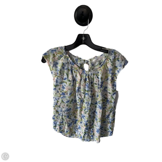 Top Sleeveless By Lc Lauren Conrad In Green & Purple, Size: Xs