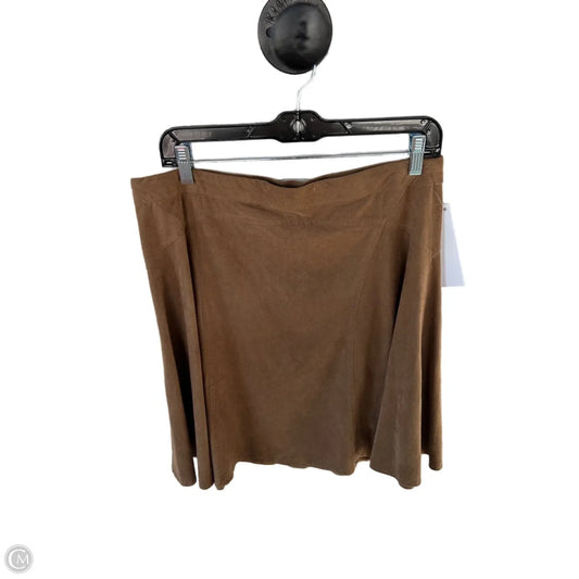 Skirt Mini & Short By Max Studio In Tan, Size: 12