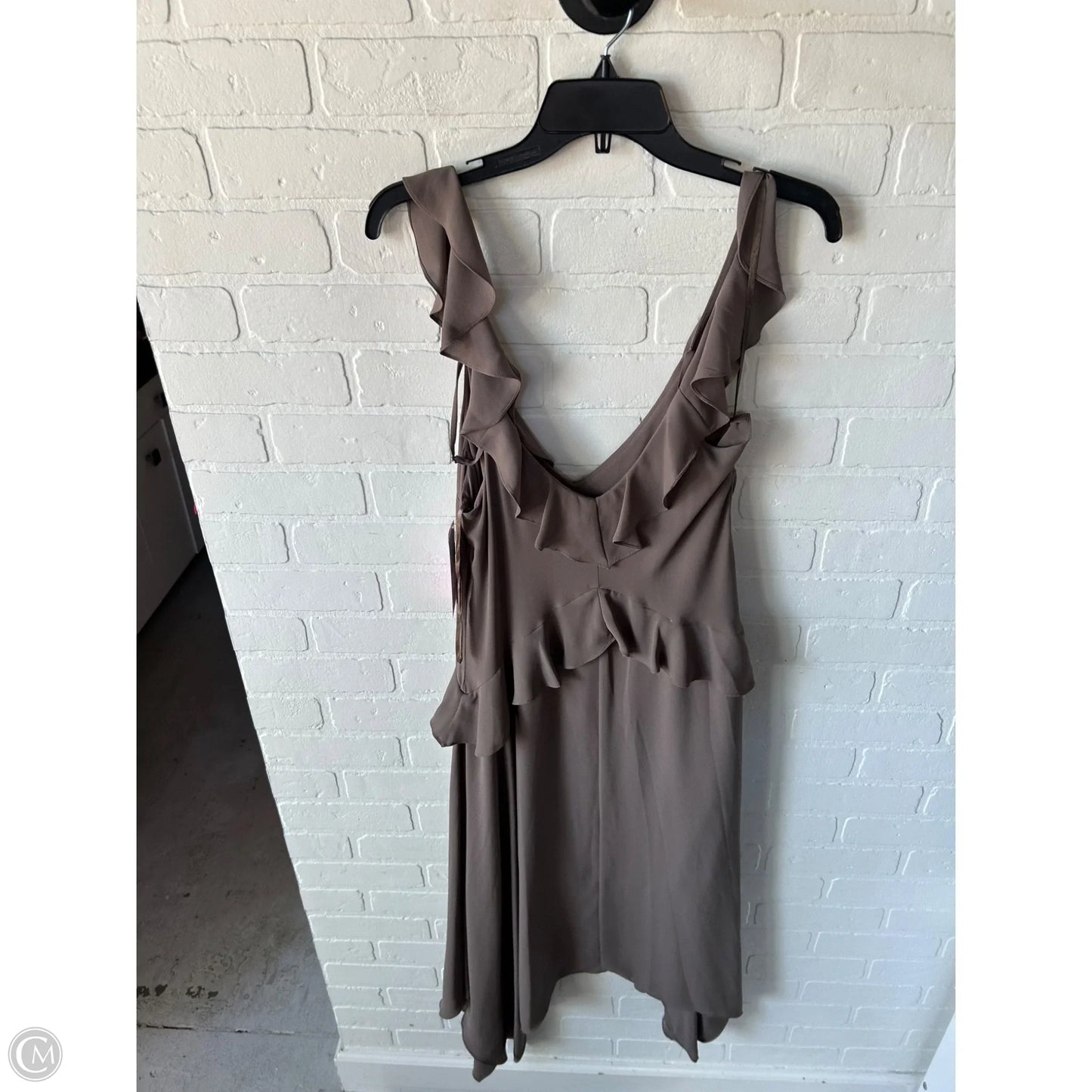 Dress Party Midi By Bcbgeneration In Tan, Size: S