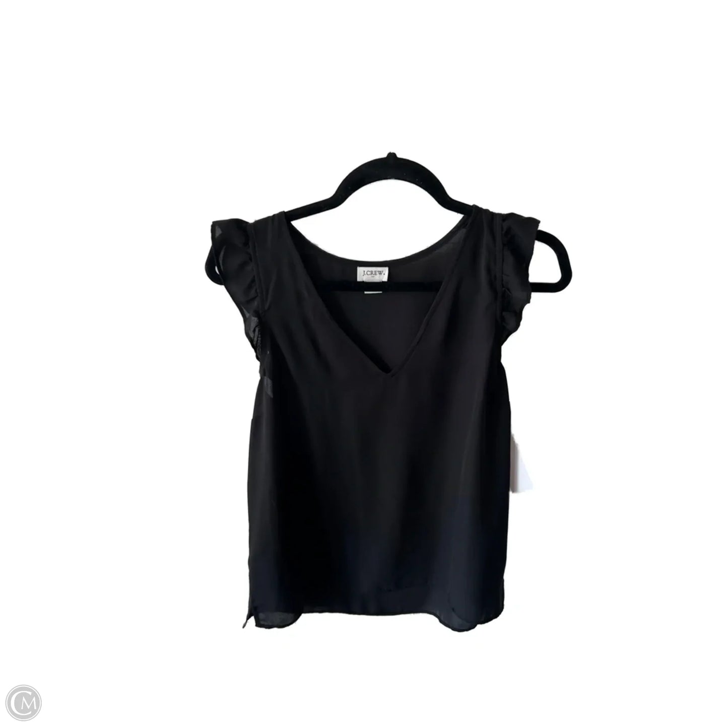 Top Sleeveless By J. Crew In Black, Size: M