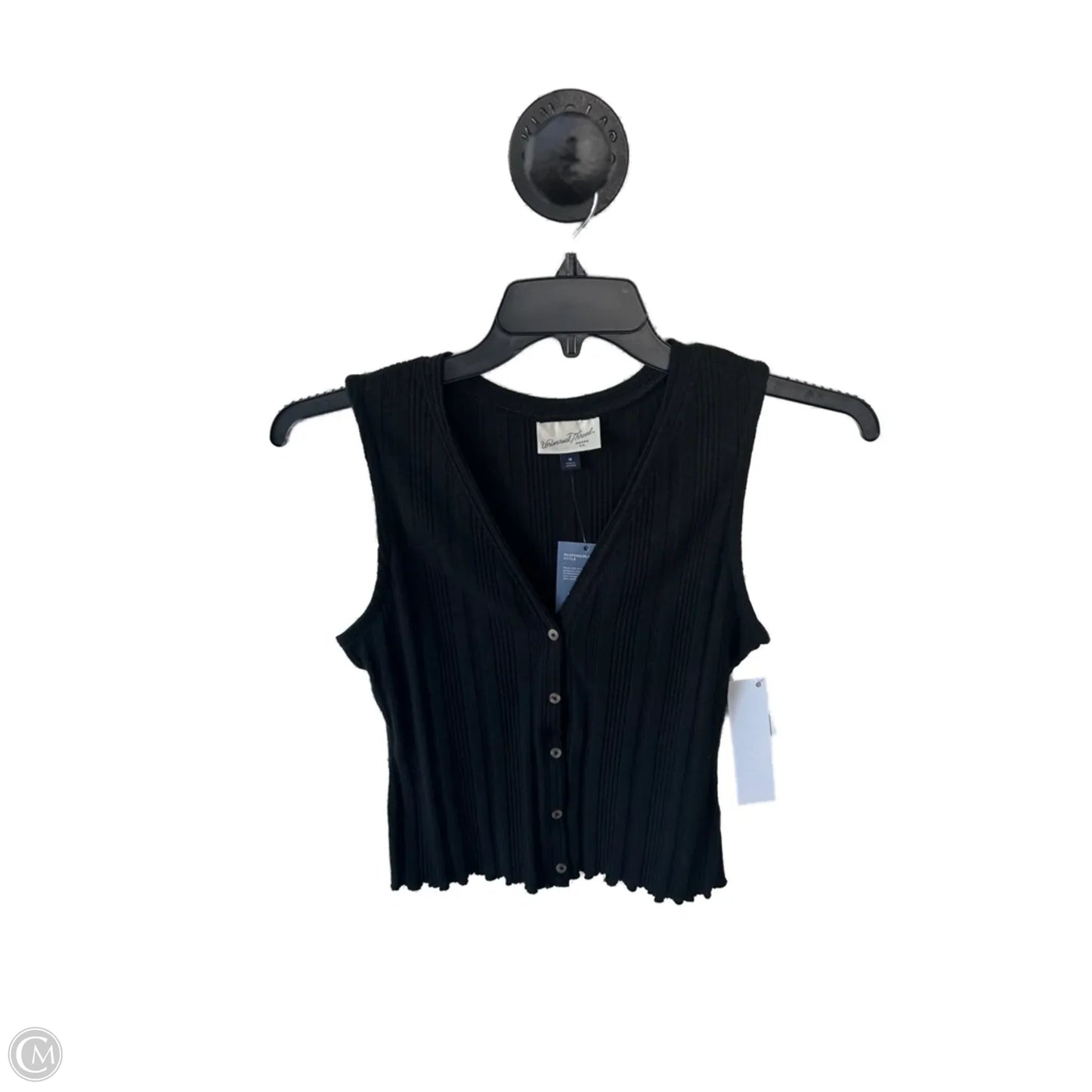 Top Sleeveless Basic By Universal Thread In Black, Size: M