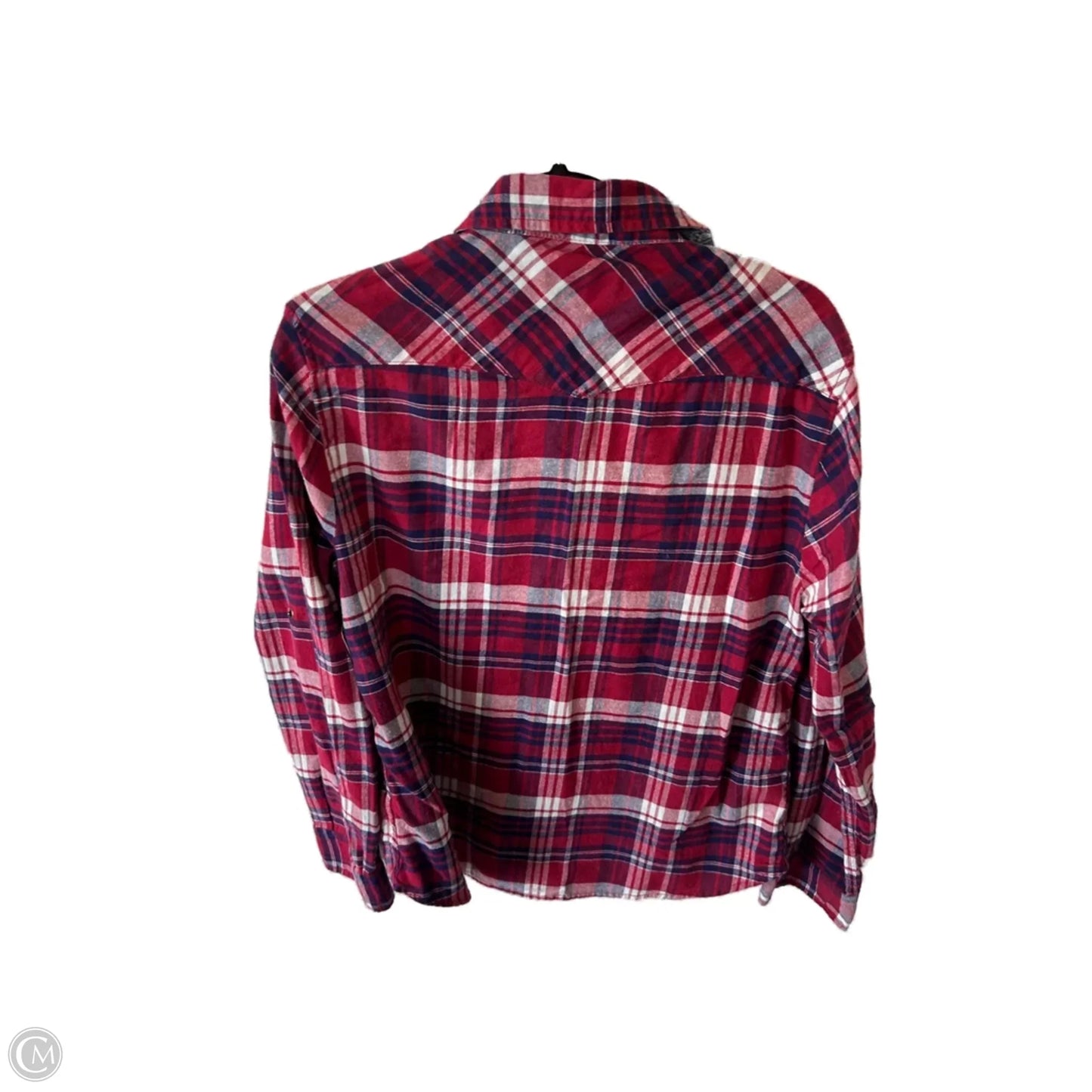 Top Long Sleeve By Jachs Girlfirend In Red, Size: M