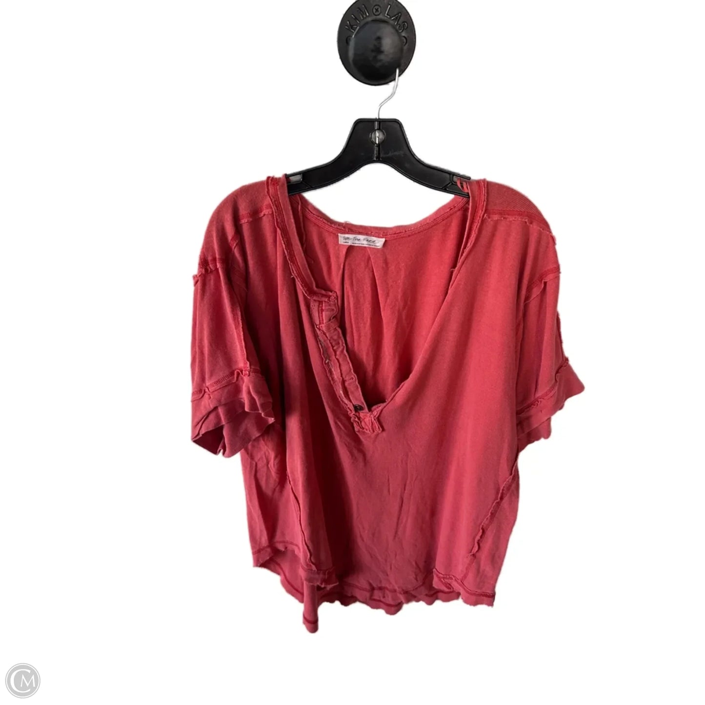 Top Short Sleeve By We The Free In Orange, Size: L