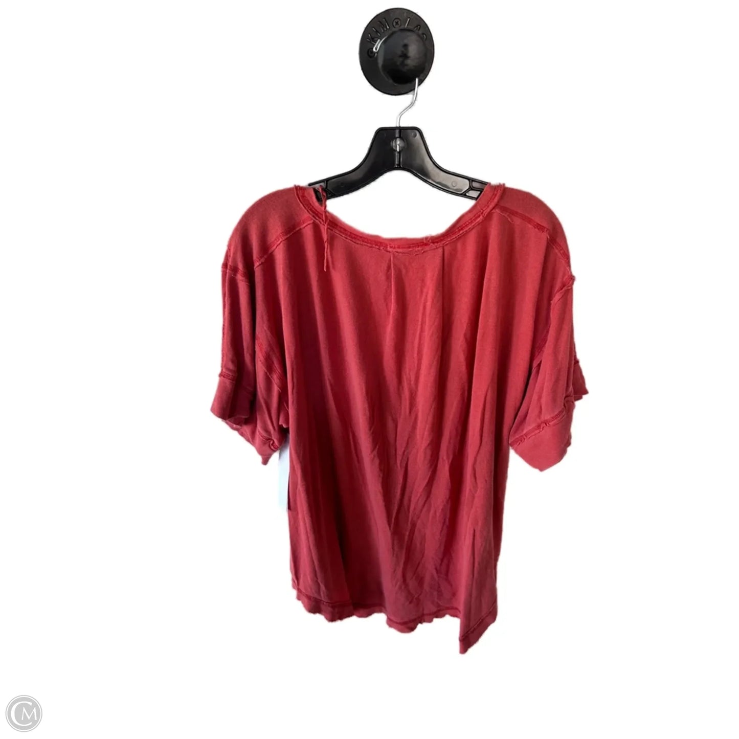 Top Short Sleeve By We The Free In Orange, Size: L