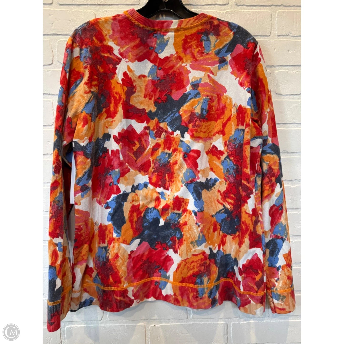 Sweater By Isaac Mizrahi Live Qvc In Red & White, Size: L