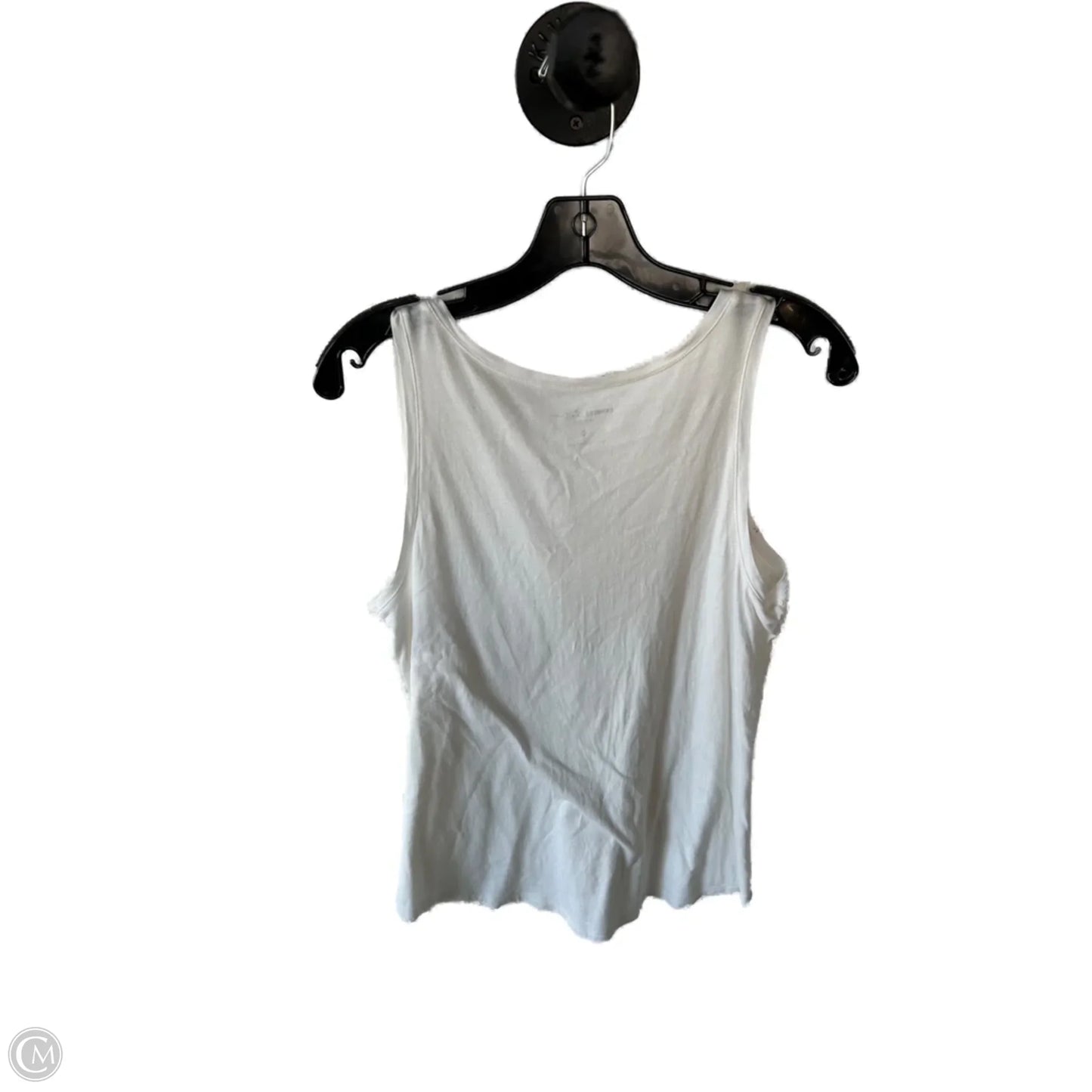 Top Sleeveless Basic By Express In Cream, Size: M