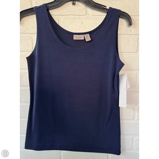 Top Sleeveless Basic By Chicos In Blue, Size: S