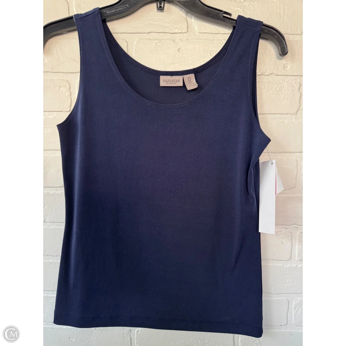Top Sleeveless Basic By Chicos In Blue, Size: S