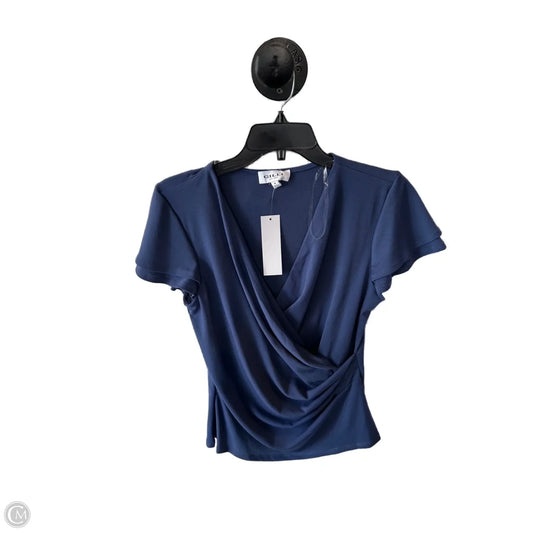 Top Short Sleeve By Gilli In Blue, Size: M