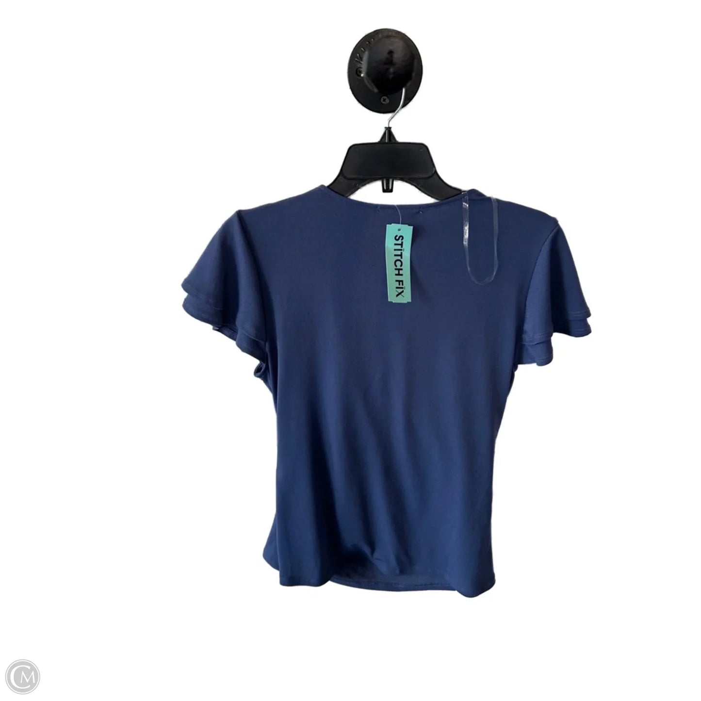 Top Short Sleeve By Gilli In Blue, Size: M