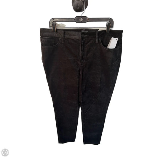 Pants Corduroy By Chicos In Black, Size: 14