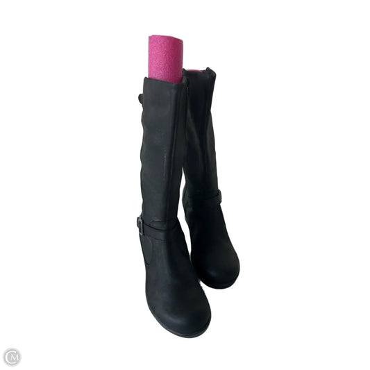 Boots Mid-calf Heels By Keen In Black, Size: 11
