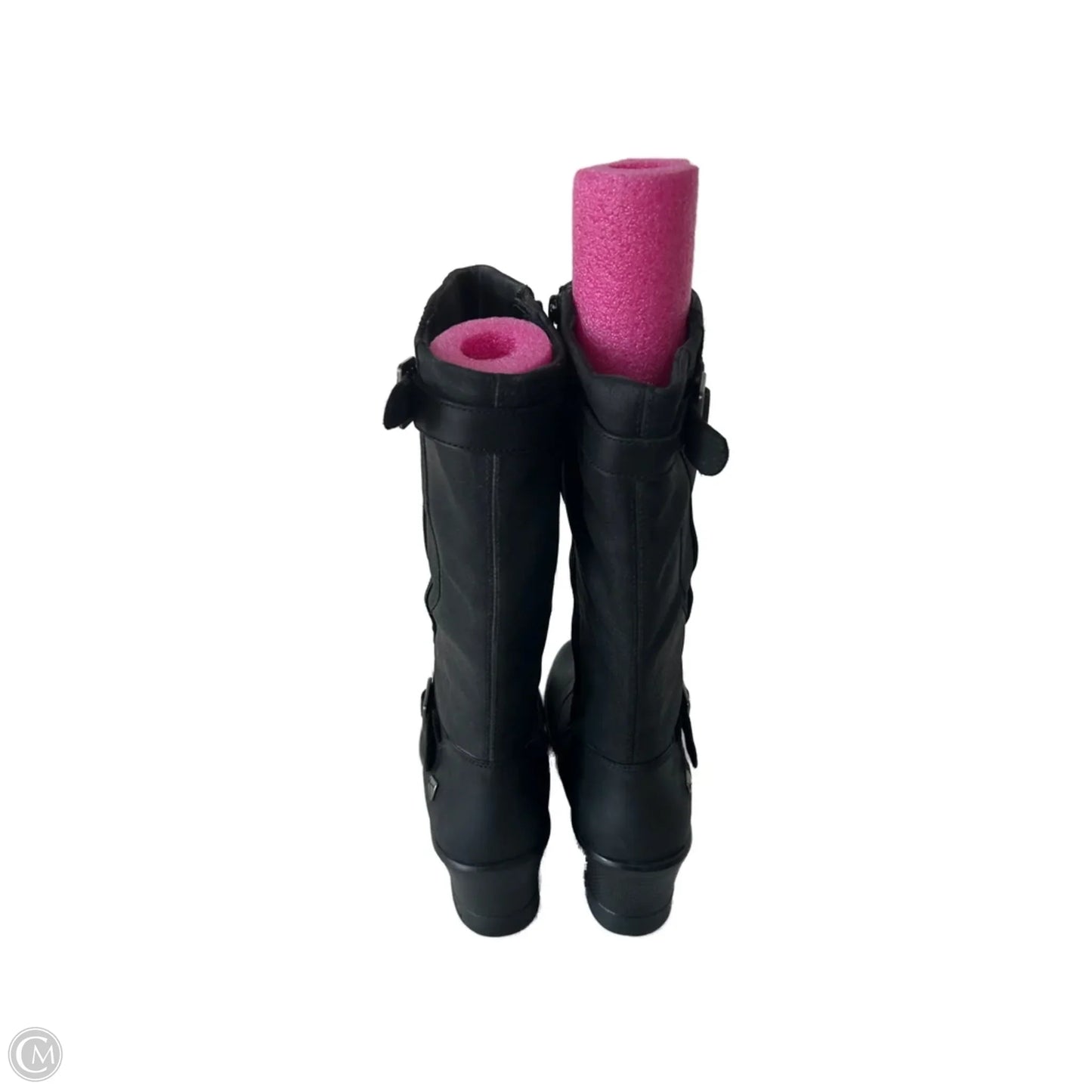 Boots Mid-calf Heels By Keen In Black, Size: 11