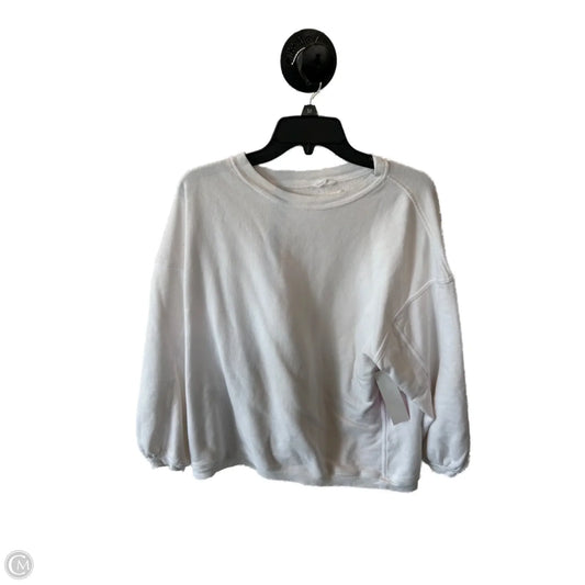 Sweatshirt Crewneck By Aerie In White, Size: S