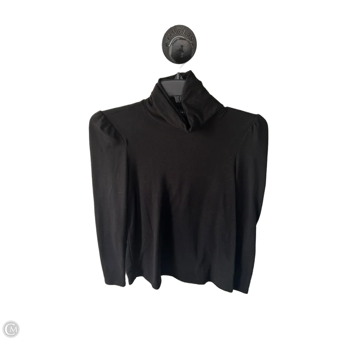 Top Long Sleeve By Gibson In Black, Size: M