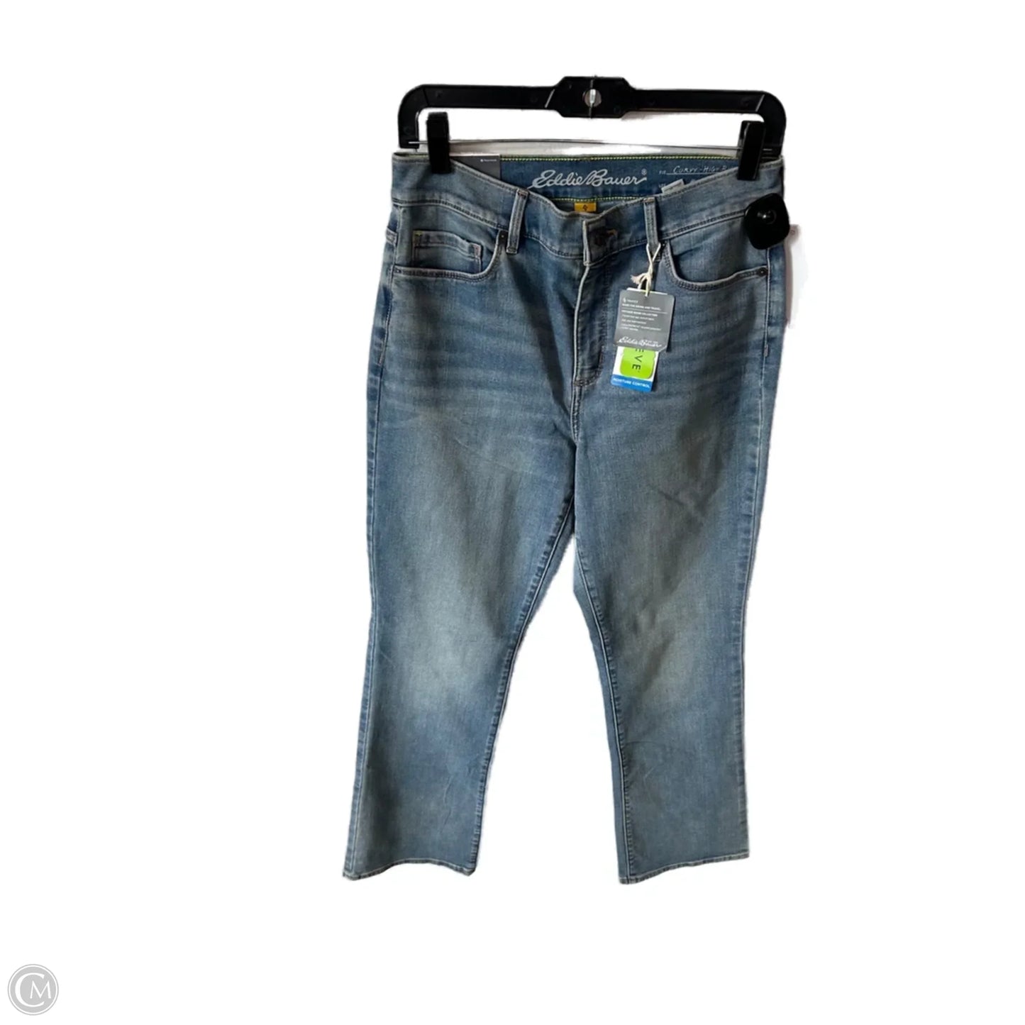 Jeans Straight By Eddie Bauer In Blue Denim, Size: 8