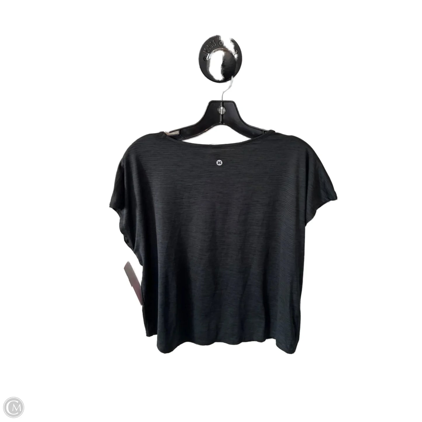 Athletic Top Short Sleeve By Rbx In Grey, Size: L