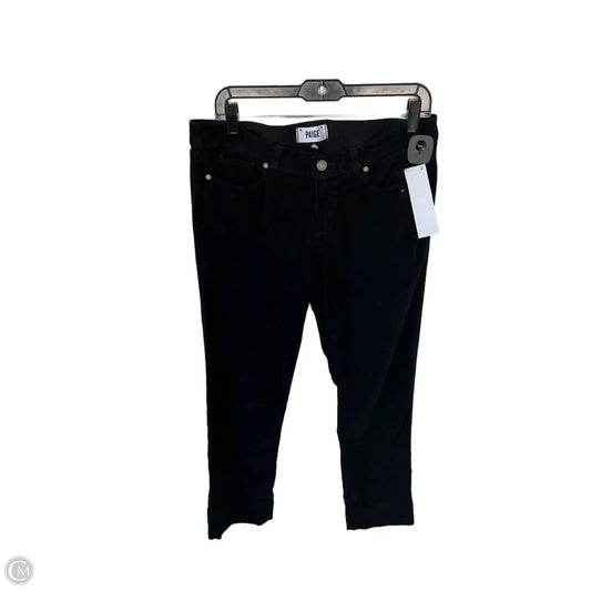Pants Corduroy By Paige In Black, Size: 10