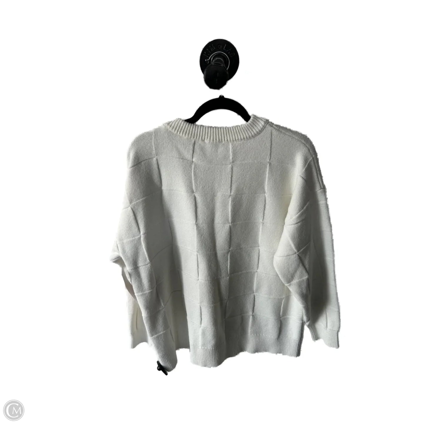 Sweater By Topshop In White, Size: M