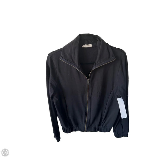Sweatshirt Collar By Synergy In Black, Size: M