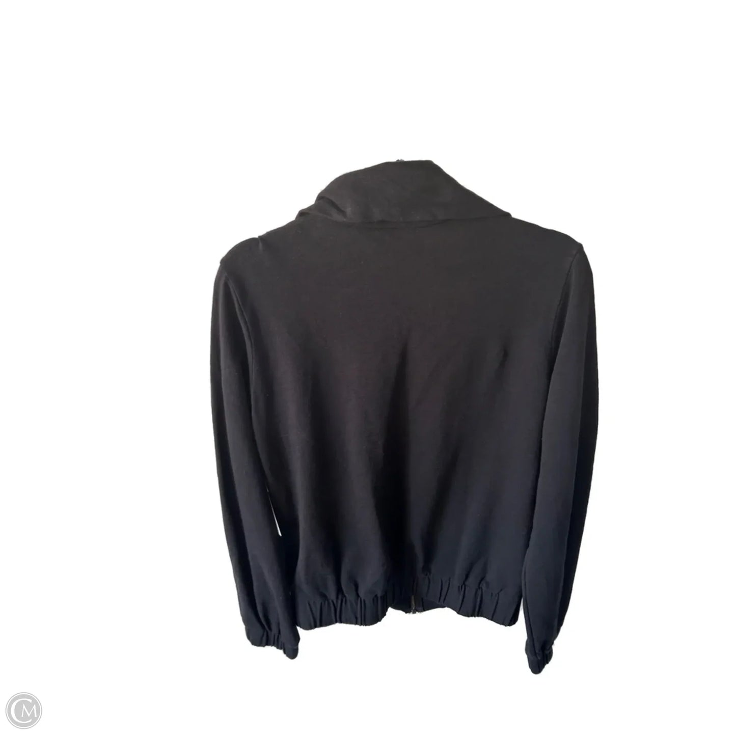 Sweatshirt Collar By Synergy In Black, Size: M