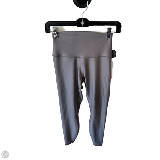 Athletic Leggings By Alo In Grey, Size: 0