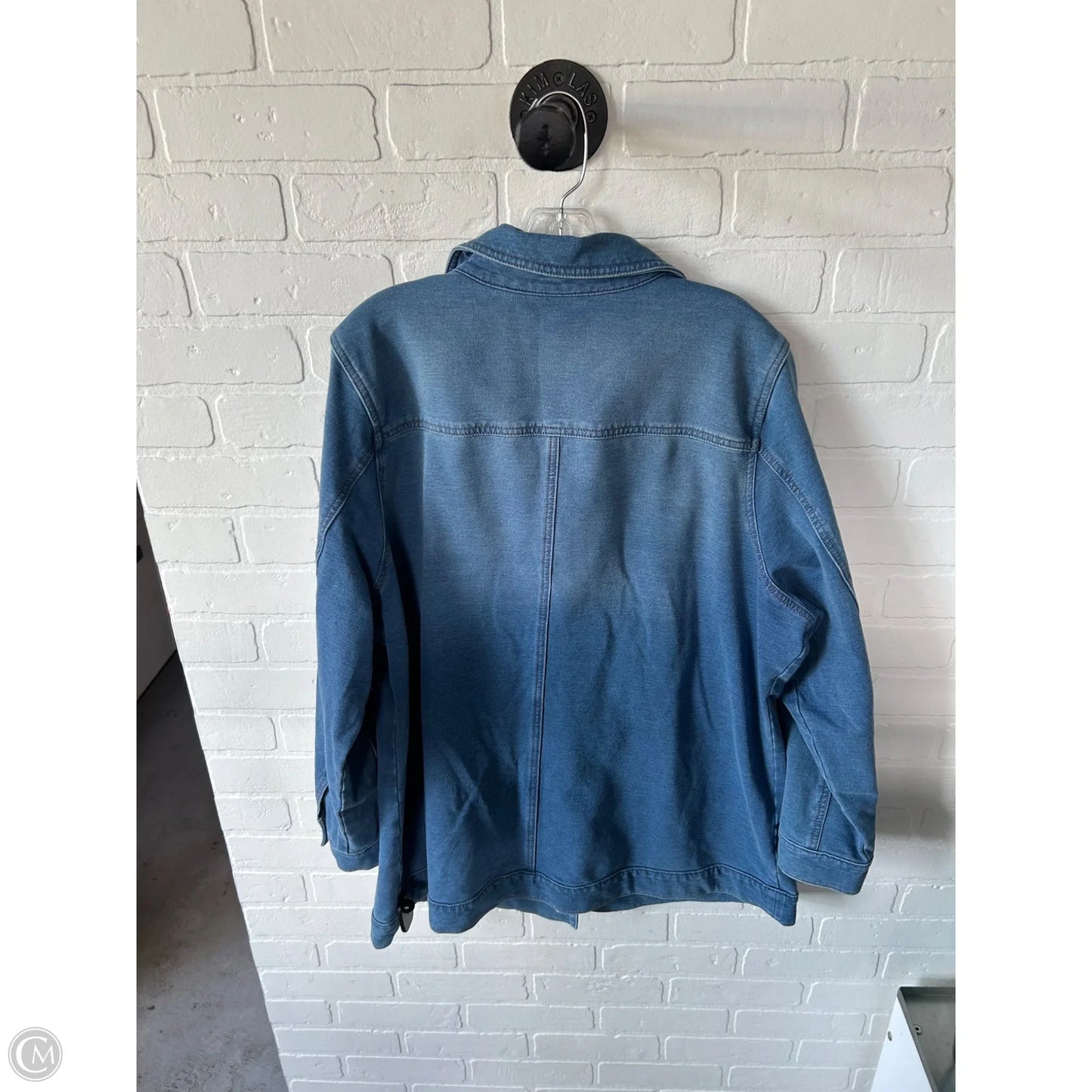 Jacket Denim By D&co. In Blue Denim, Size: 1x