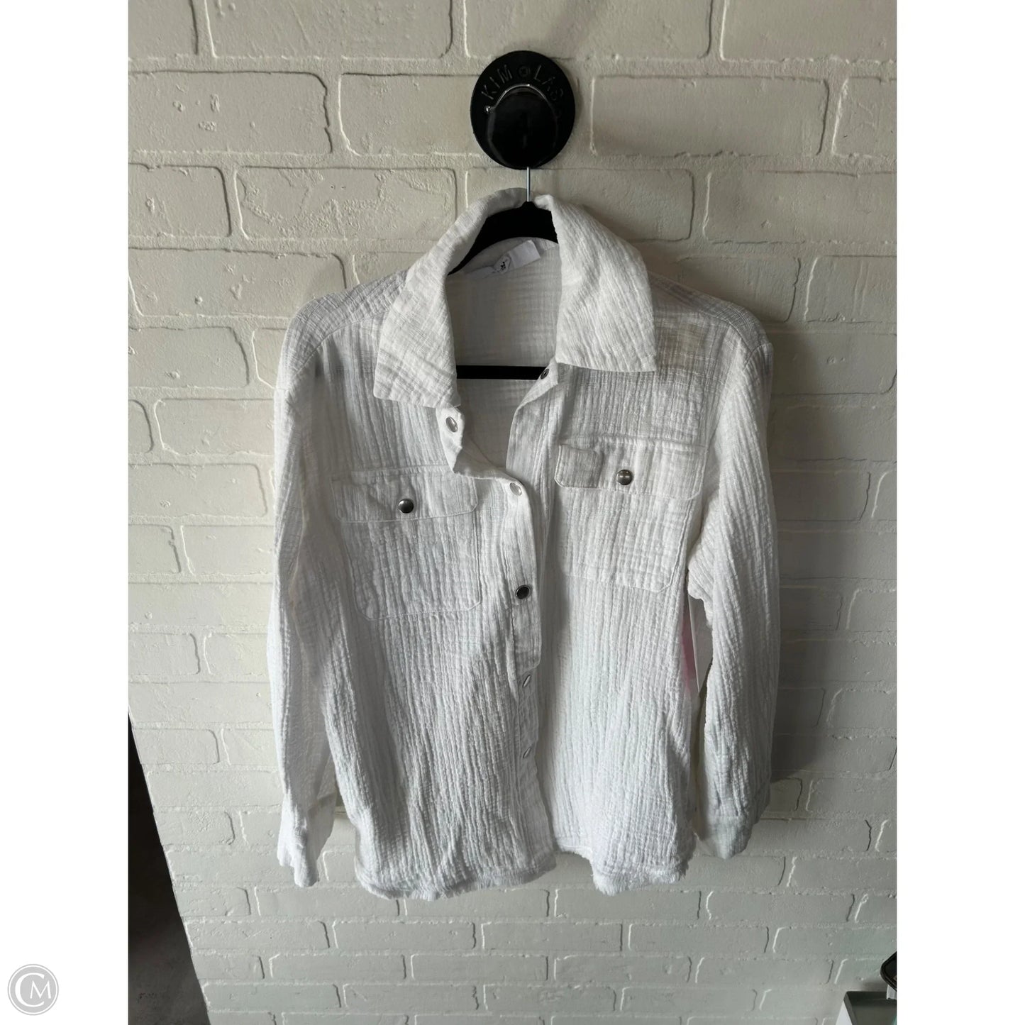 Top Long Sleeve By Bb Dakota In White, Size: M